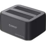 Orico Docking Station ��� 2.5'' � 3.5'' Sata HDD/Ssd 6829C3-V1, 2 ������, 5Gbps, �����