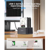 Orico Docking Station ��� 2.5'' � 3.5'' Sata HDD/Ssd 6829C3-V1, 2 ������, 5Gbps, �����