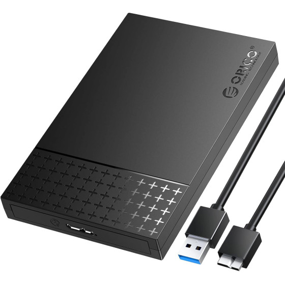 Orico ���� ��� 2.5'' Sata HDD/Ssd 2526U3-V1, 5Gbps, ����� - (2526U3-V1-BK-EP)