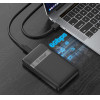 Orico ���� ��� 2.5'' Sata HDD/Ssd 2577C3-V1, 6Gbps, ����� - (2577C3-V1-BK-EP)