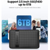 Orico ���� ��� 2.5'' Sata HDD/Ssd 2577C3-V1, 6Gbps, ����� - (2577C3-V1-BK-EP)