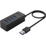 Orico Usb Hub W5P-U3, 4x �����, Usb 3.0, 5Gbps, Usb �������, 1m �������, �����