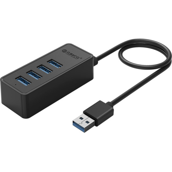 Orico Usb Hub W5P-U3, 4x �����, Usb 3.0, 5Gbps, Usb �������, 1m �������, �����