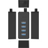 Orico Usb Hub W5P-U3, 4x �����, Usb 3.0, 5Gbps, Usb �������, 1m �������, �����