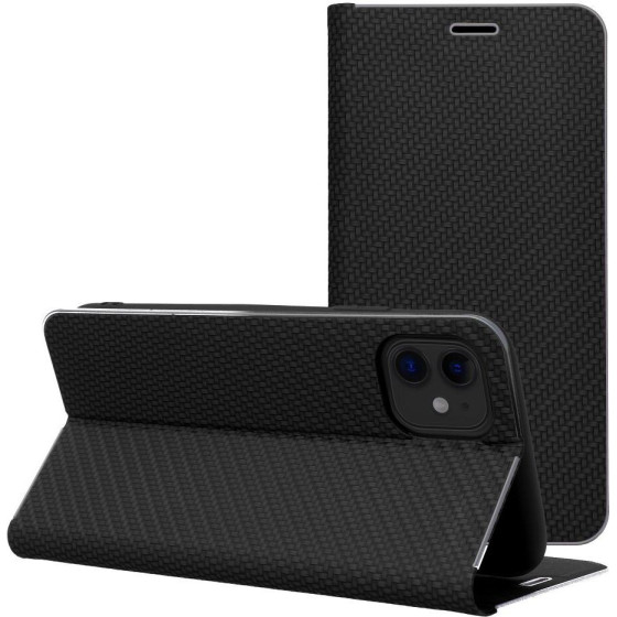 Luna Book Carbon For Iphone 17 Pro Black OEM