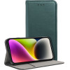 Smart Magneto Book Case For Iphone 17 Dark Green OEM