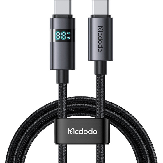 Mcdodo ������� USB-C �� USB-C, 100W, ����� LED, 1.2m - (CA-5610)