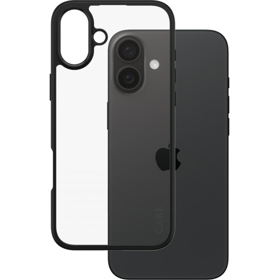 Care By PanzerGlass(R) Flagship Case Transparent Urban Combat w. Black Frame Iphone 16 Plus - (PG-1363)