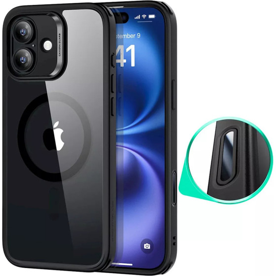 ESR - Classic Hybrid Halolock - Iphone 16 - Clear Black
