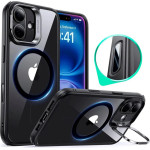 ESR - Classic Hybrid Halolock Kickstand - Iphone 16 - Clear Black