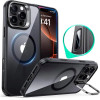 ESR - Classic Hybrid Halolock Kickstand - Iphone 16 Pro Max - Clear Black