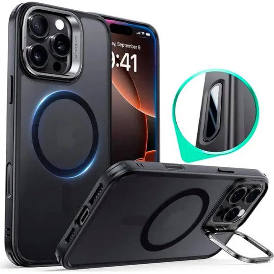 ESR - Classic Hybrid Halolock Kickstand - Iphone 16 Pro Max - Frosted Black