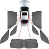 CarShades ����������� ����� Car Shades ��� Tesla Model X 5D 2016+- 8 ���. - (PVC.TES-MODX-5-A)