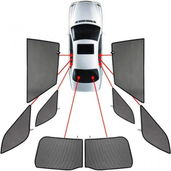 CarShades ����������� ����� Car Shades ��� Tesla Model X 5D 2016+- 8 ���. - (PVC.TES-MODX-5-A)