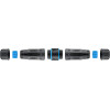 Powertech ���������� ��������� RJ45 Cat 6, IP68, ������ - (CAB-N427)