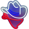 Beline Neon Light Cowboy