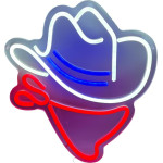 Beline Neon Light Cowboy