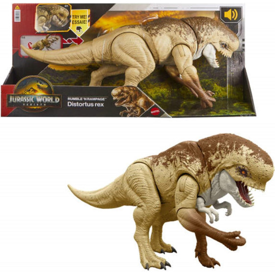 Mattel Jurassic World Rebirth: Rumble N Rampage - Distortus Rex (JGB58)