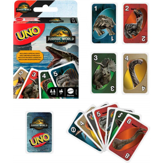 Mattel Uno: Jurrasic World 4 (JFT28)