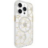 CASE-Mate Floral Gems Magsafe - Iphone 15 Pro Case (Gold) - (CM051416)
