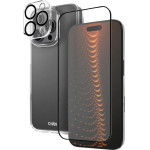SBS Set With D3O Technology For Iphone 16 Pro - Case + Glass Screen And Camera Protector - Transparent - (TEKITD3OIP1661P)