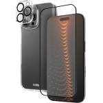 SBS Set With D3O Technology For Iphone 16 Pro Max - Case + Glass Screen And Camera Protector - Transparent - (TEKITD3OIP1667)