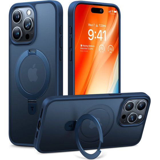 Torras - Ostand Magsafe Series - Iphone 15 Pro Max - Navy Blue