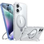 Torras - Ostand Spin Magsafe Series - Iphone 16 Plus - Clear