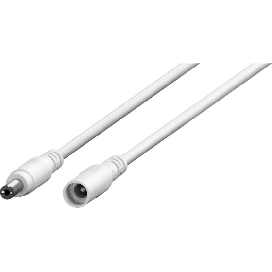 Goobay Dc Extension Cable, 1.5 m, White 1.5 m - (76674)