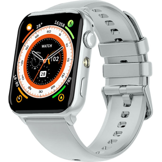 BlackView BT5.2 Smart Watch With Ai Voice Assistant Silver - (R30MAX-S)