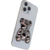 Phone Stand Bear - stick-On - Black OEM