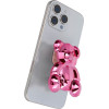 Phone Stand Bear - stick-On - Pink OEM