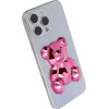 Phone Stand Bear - stick-On - Pink OEM