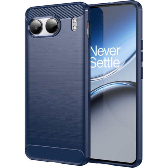 Techsuit - Carbon Silicone - Oneplus Nord 4 - Blue