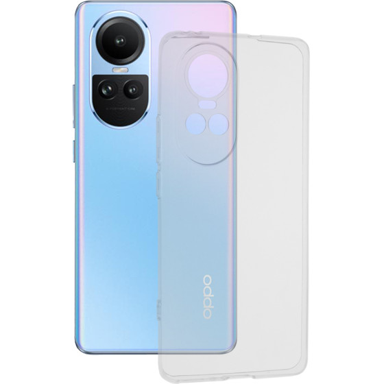 Techsuit - Clear Silicone - Oppo Reno10 / Reno10 Pro - Transparent