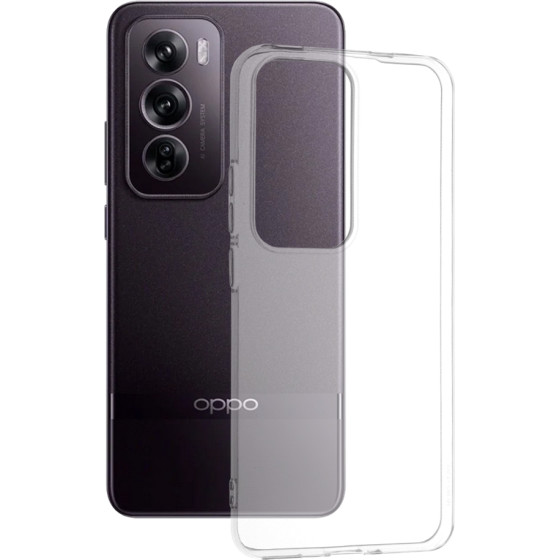 Techsuit - Clear Silicone - Oppo Reno12 Pro - Transparent