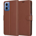 Techsuit - Leather Folio - Motorola Moto G34 / Moto G45 - Brown