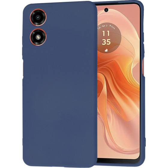 Techsuit - Softflex - Motorola Moto G04 / G04s / E14 - Navy Blue