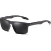 Techsuit - Sunglasses Polarised TR90 (MM101) - Uv Protection - Matte Black / Gray