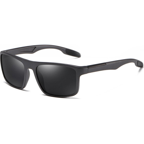 Techsuit - Sunglasses Polarised TR90 (MM101) - Uv Protection - Matte Black / Gray