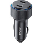 Yesido - Car Charger - 2x Type-C, Fast Charging, 60W - Black - (Y48)