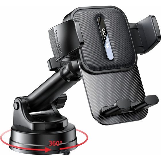 Yesido - Car Holder (C174) - For Windshield And Dashboard - Black