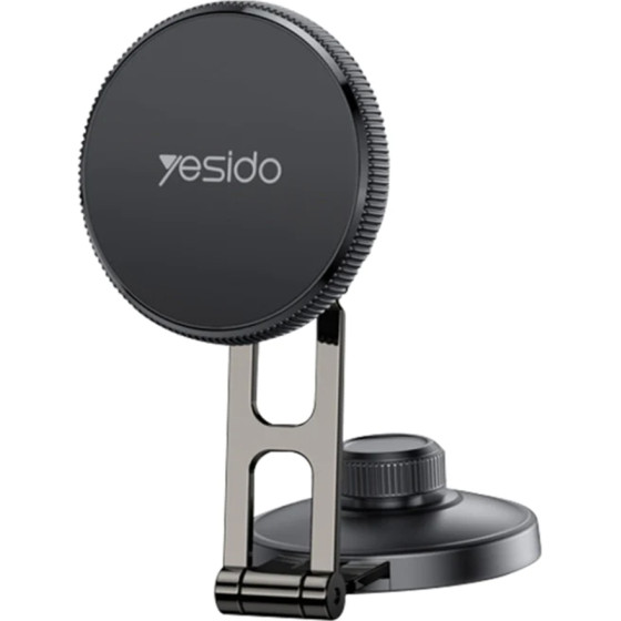 Yesido - Car Holder - Magnetic Grip, Adjustable, For Dashboard And Display - Grey - (C199)