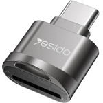 Yesido - Card Reader - Otg Adapter, Type-C To Tf Card - Grey - (GS19)