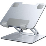 Yesido - Desk Holder - Foldable Design, Anti-Slip Silicone, For Phone, Tablet 4.5 - 13'' - Silver - (C185)