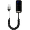 Yesido - Fm Modulator Bluetooth Car Receiver - Led Display, Tf Card - Black - (YAU32)