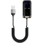 Yesido - Fm Modulator Bluetooth Car Receiver - Led Display, Tf Card - Black - (YAU32)