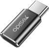 Yesido - Otg Adapter - Type-C To Lightning, Aluminium Alloy, 480MBps - Grey - (GS22)