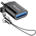 Yesido - Otg Adapter - Type-C To Usb 3.0, Plug & Play, 5GBps - Black - (GS06)