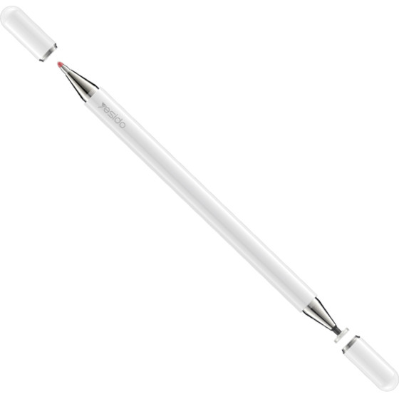 Yesido - Stylus Pen (ST04) - Passive, Aluminum Alloy, Android, iOS, Microsoft - White